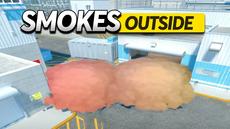 Thumbnail for video with smokes outside on de_nuke